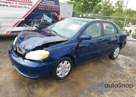 2006 Toyota Corolla Le from USA, damaged, VIN JTDBR32E260081651